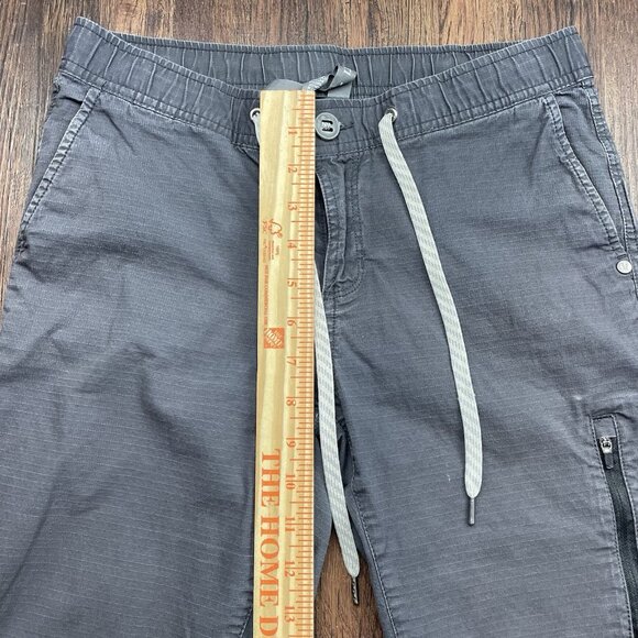 Vuori Ripstop Pant Men Climber Drawstring Hiking Charcoal Dura Terra Size Small - Picture 8 of 10